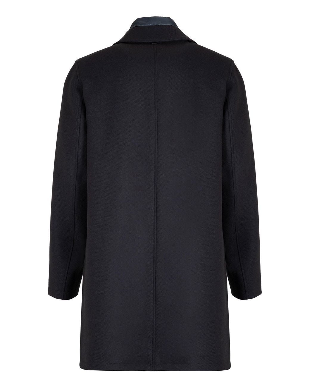Herno Blue Wool Coat for men
