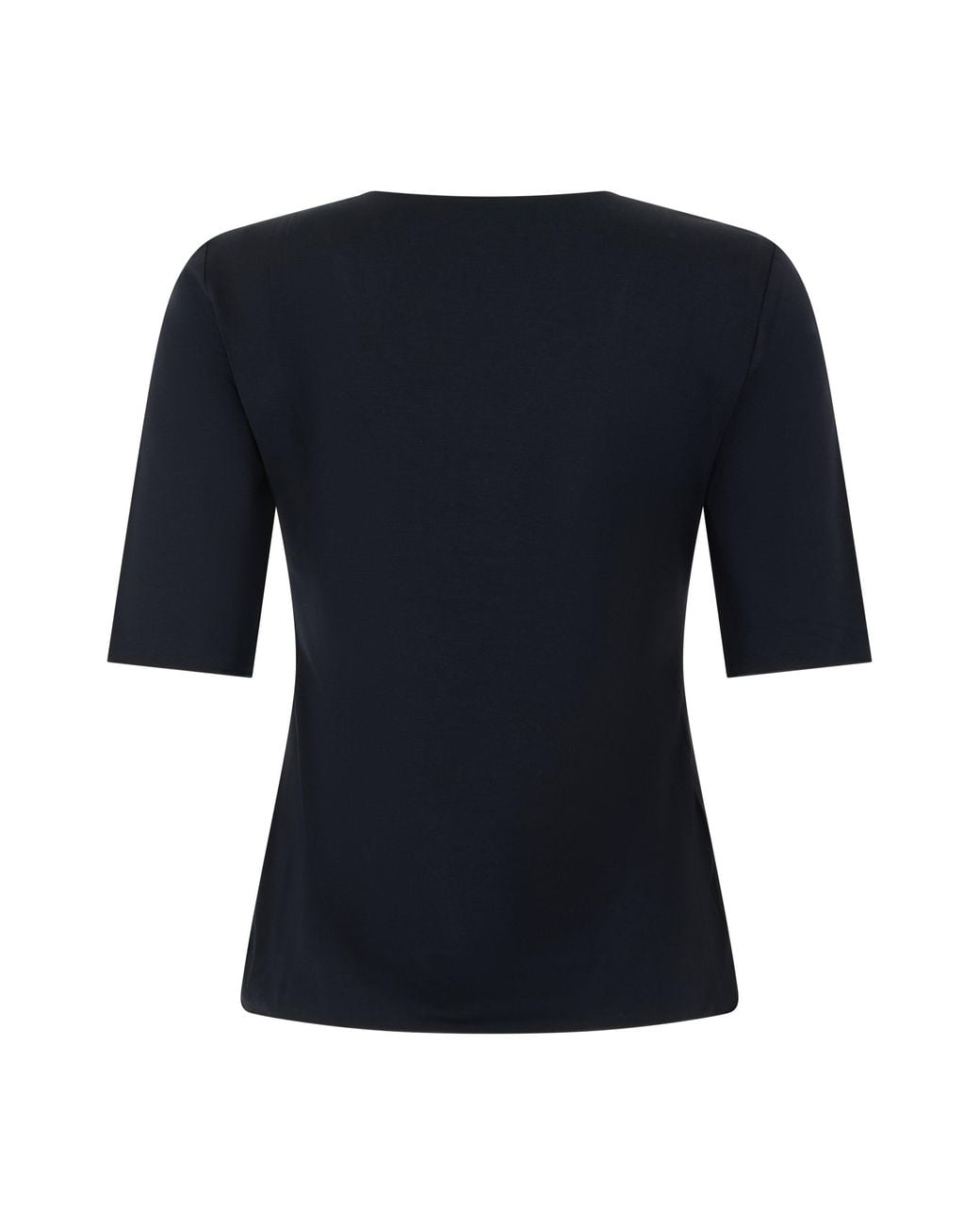 Emporio Armani Black Short Sleeve T-Shirt With V-Neck