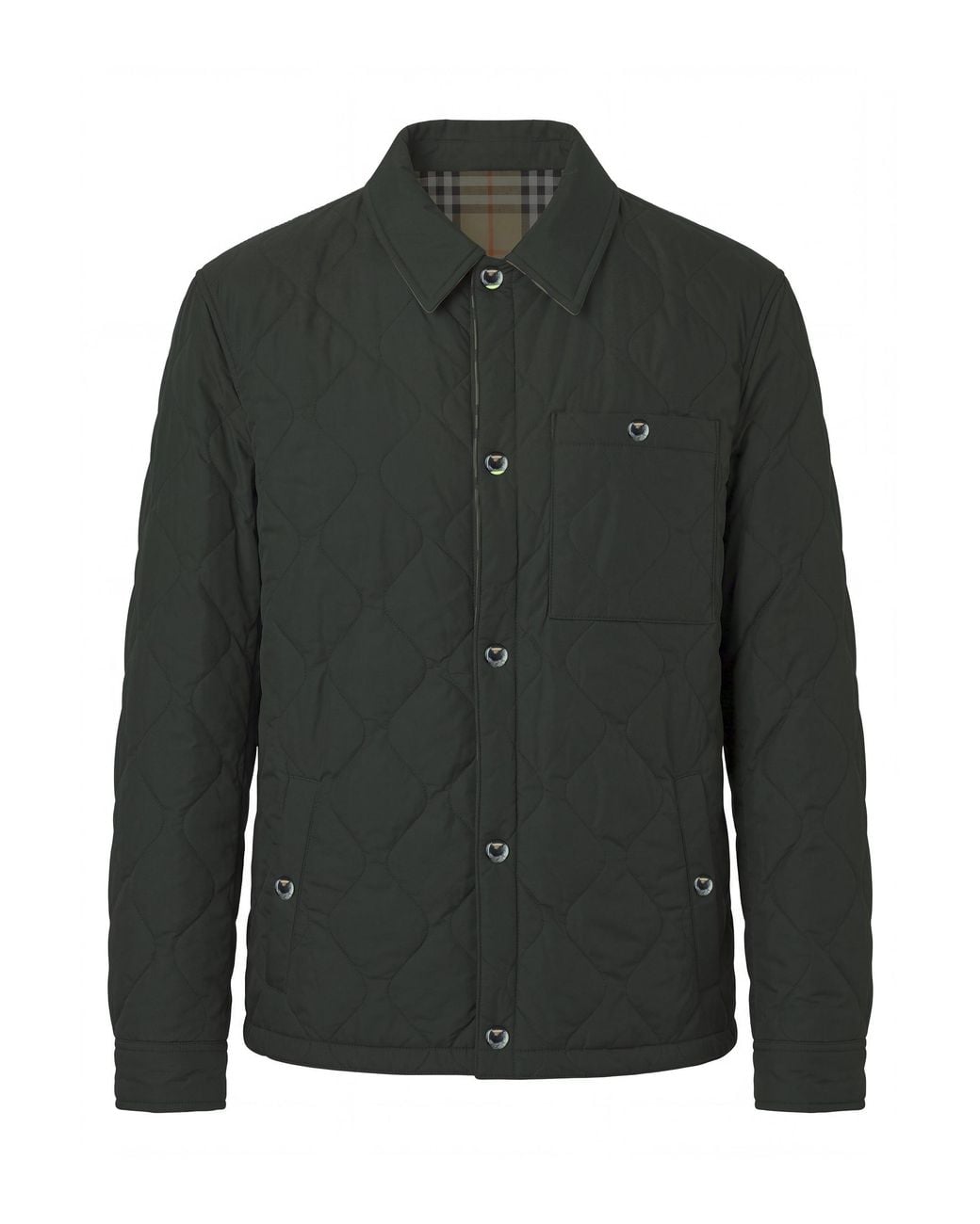 Burberry Black Quilted Jacket for men