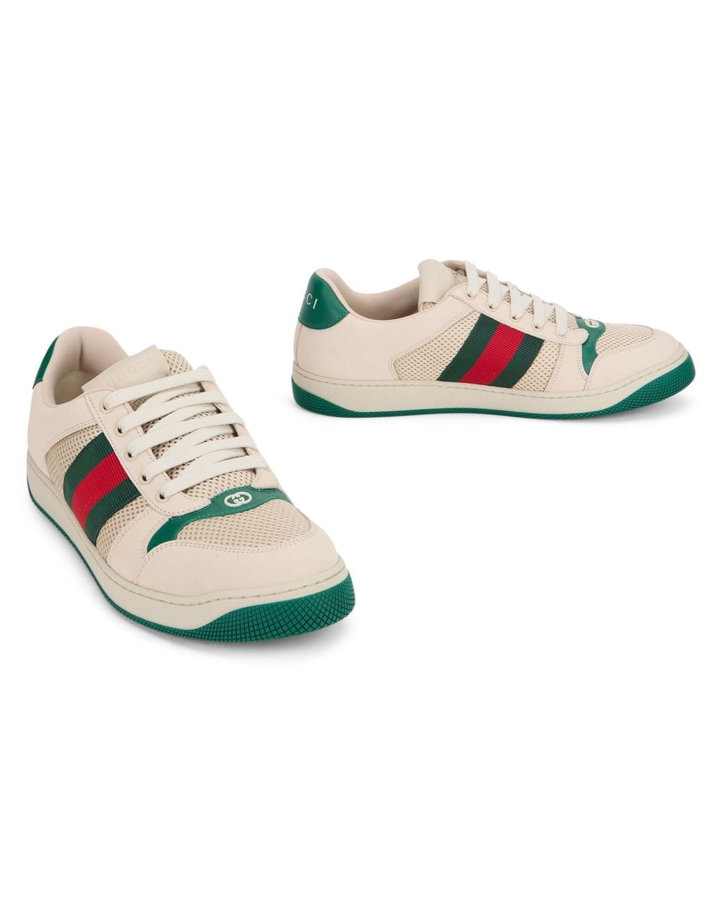 Gucci White Sneakers Screener for men