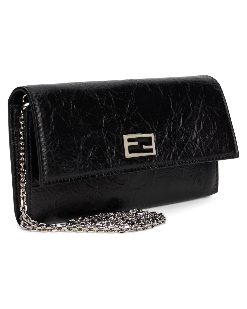 Fendi Gray Continental Bag