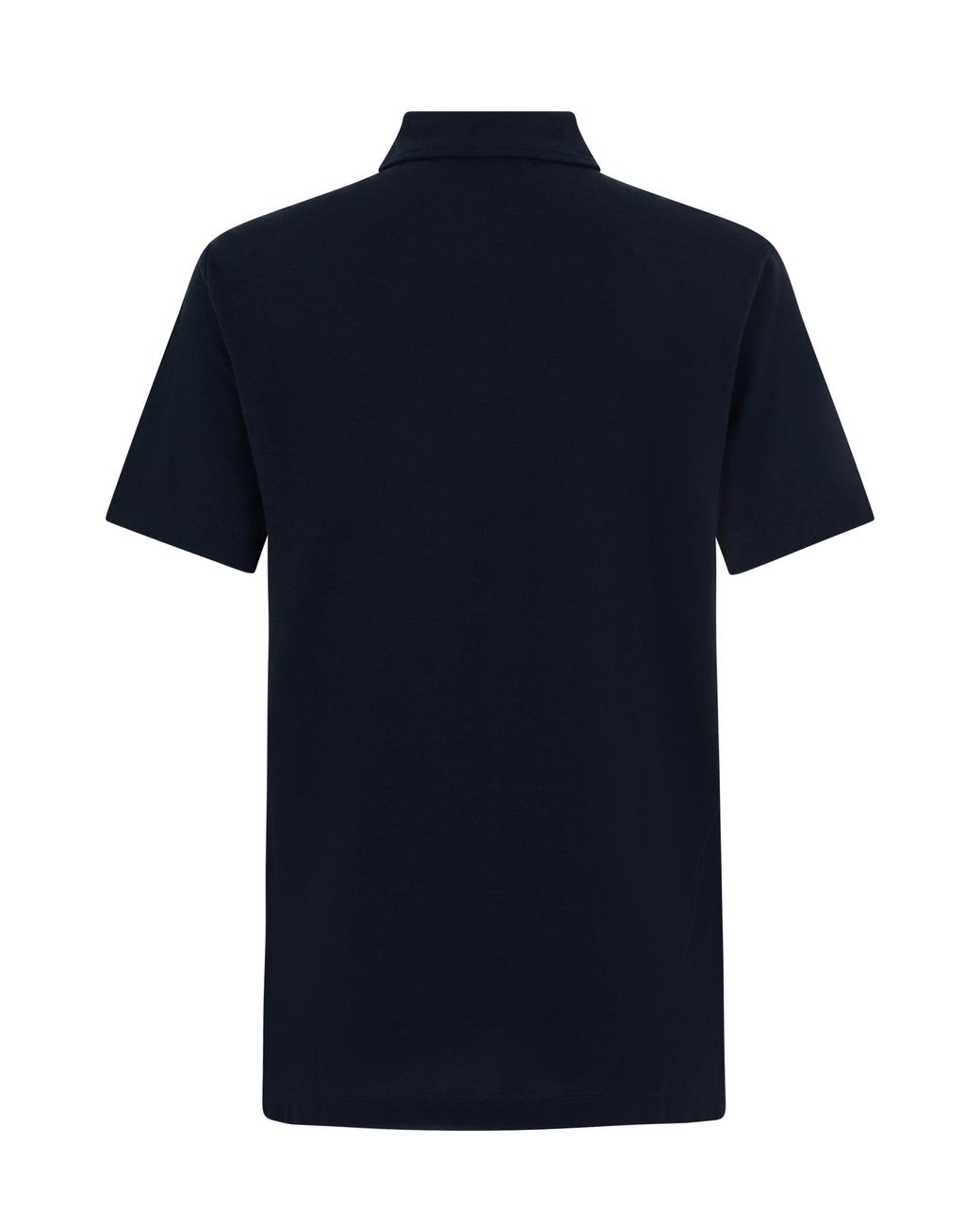 Slowear Black Short Sleeve Polo for men