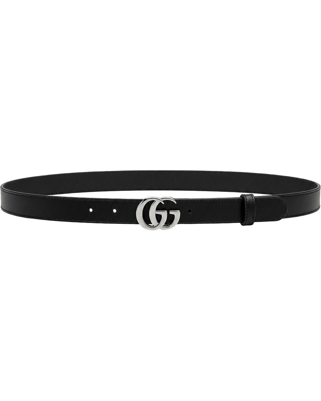 Gucci Black Leather Belt
