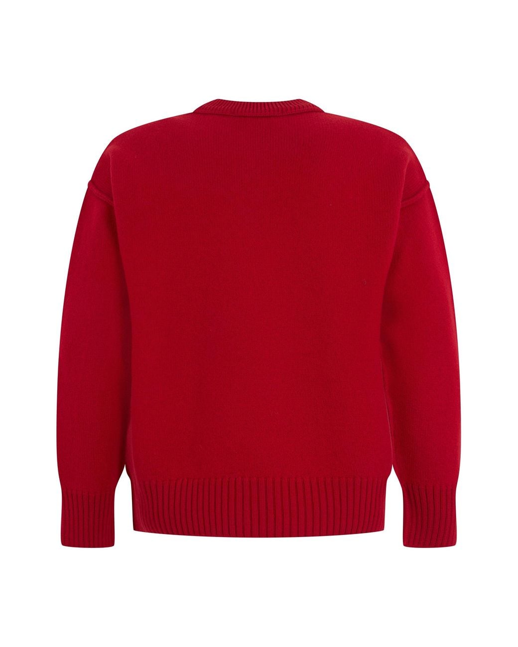 AMI Red Sweater With Logo