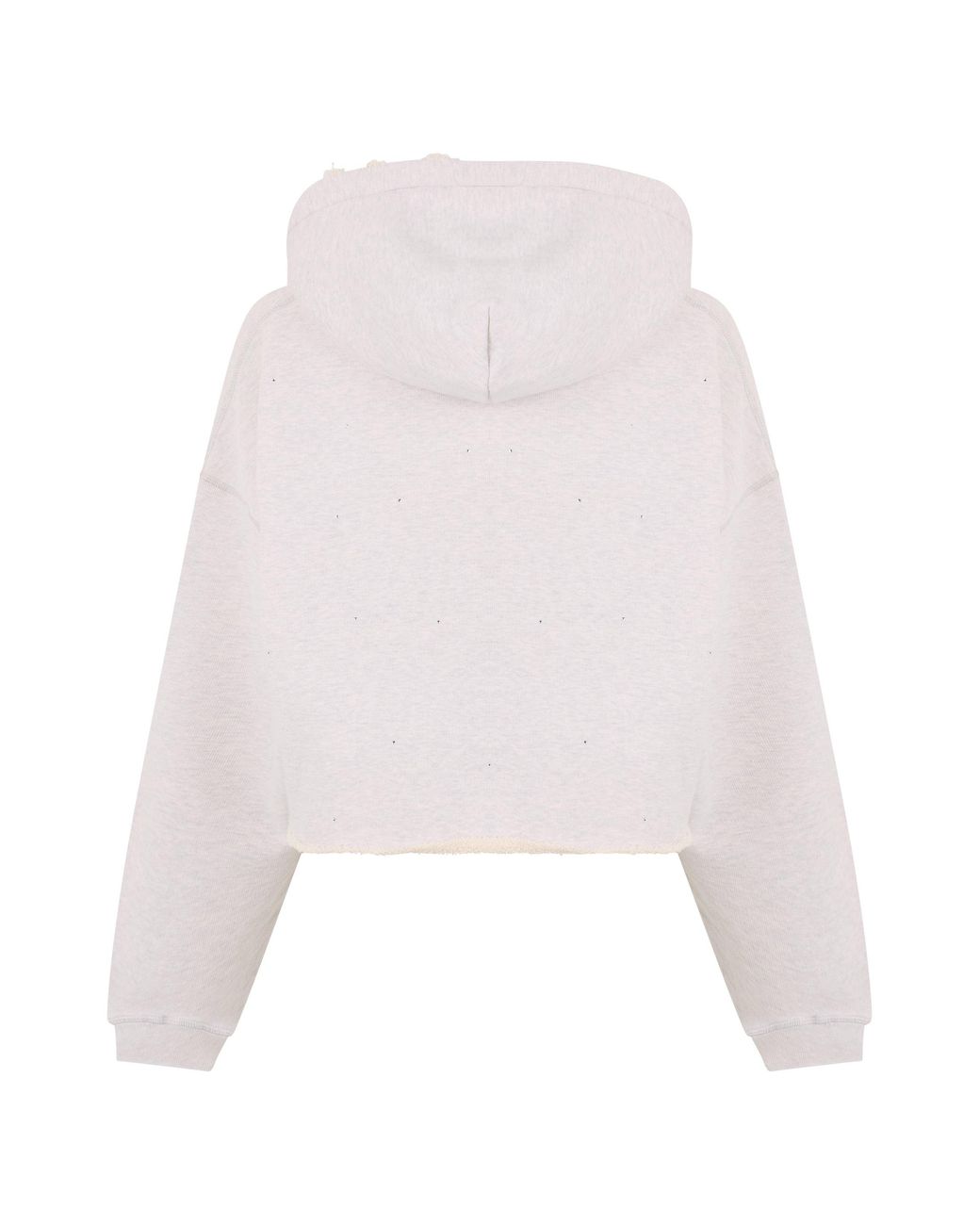 Golden Goose Deluxe Brand White Cropped Hoodie
