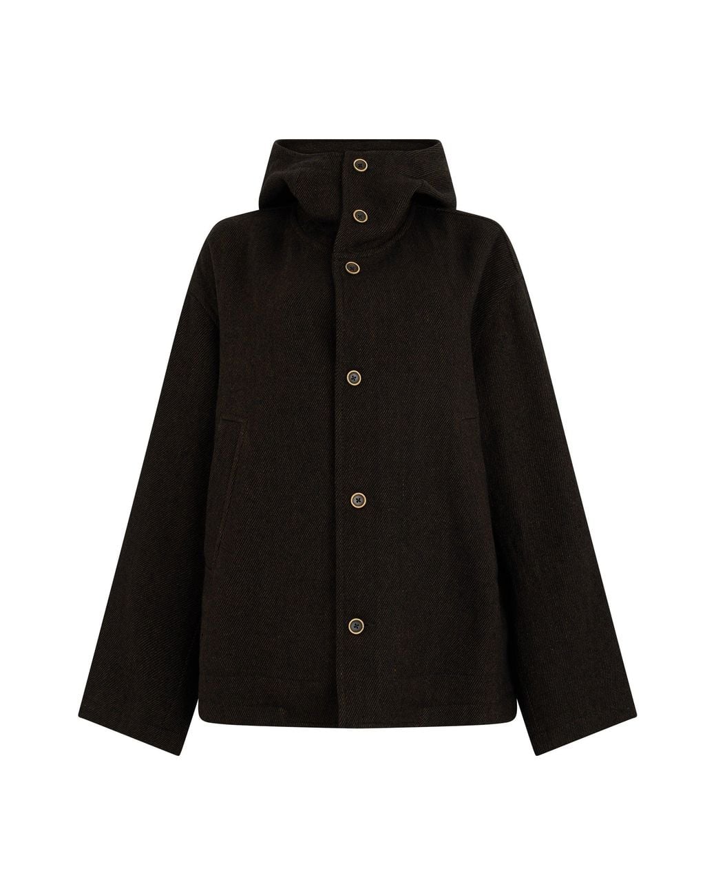 Uma Wang Black Jacket With Buttons