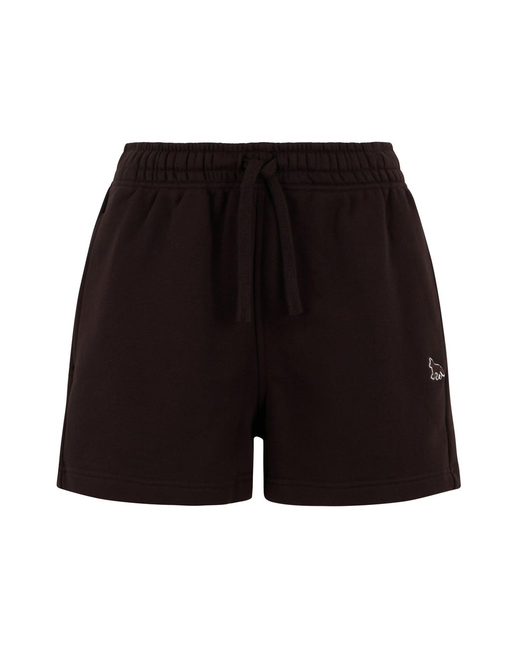 Maison Kitsuné Black Shorts Cotton