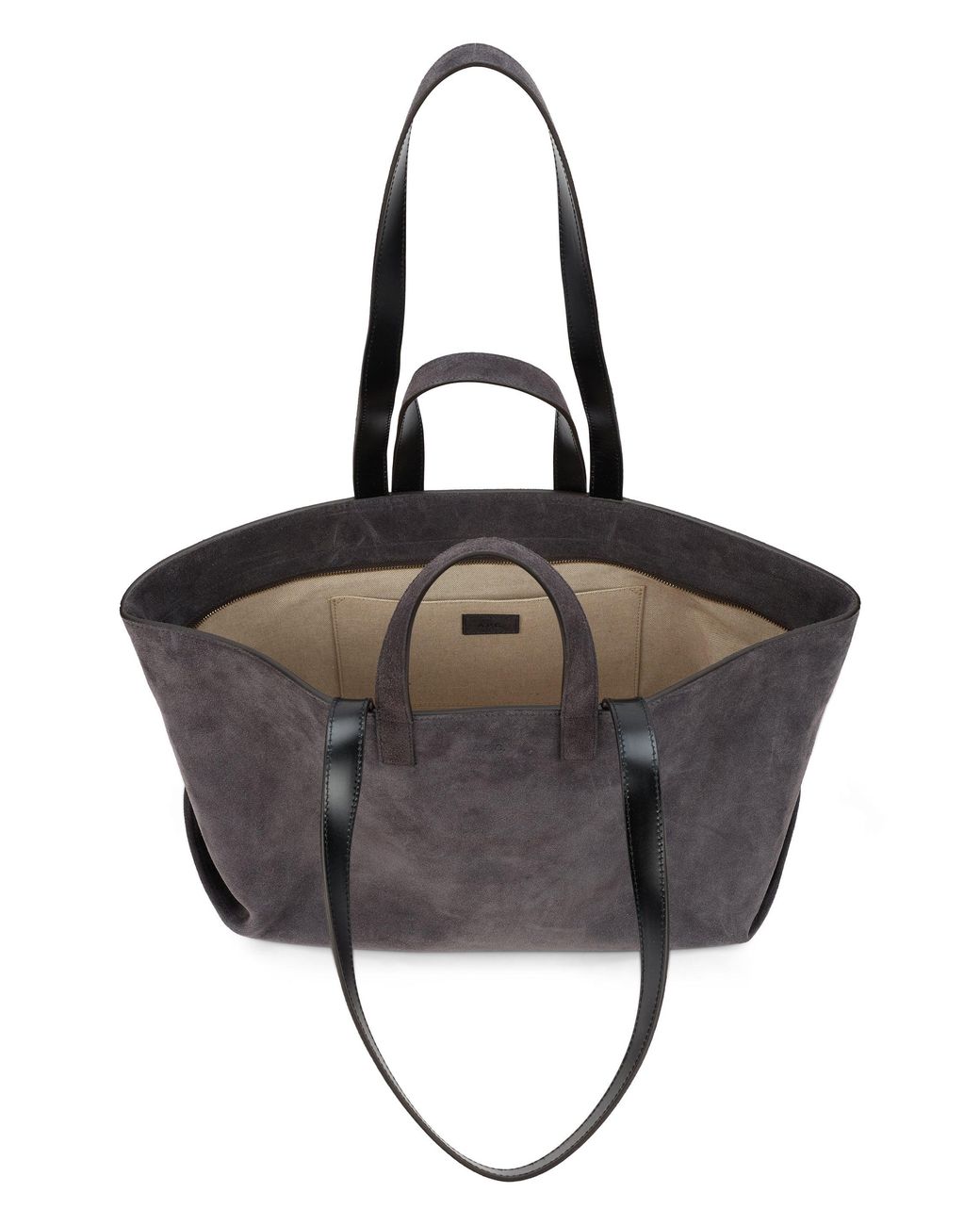 Borsa tote in suede di A.P.C. in Black