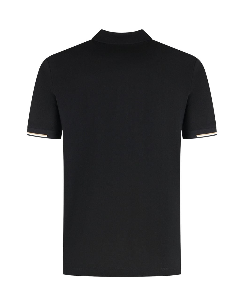 Boss Black Cotton-Piqué Polo Shirt for men