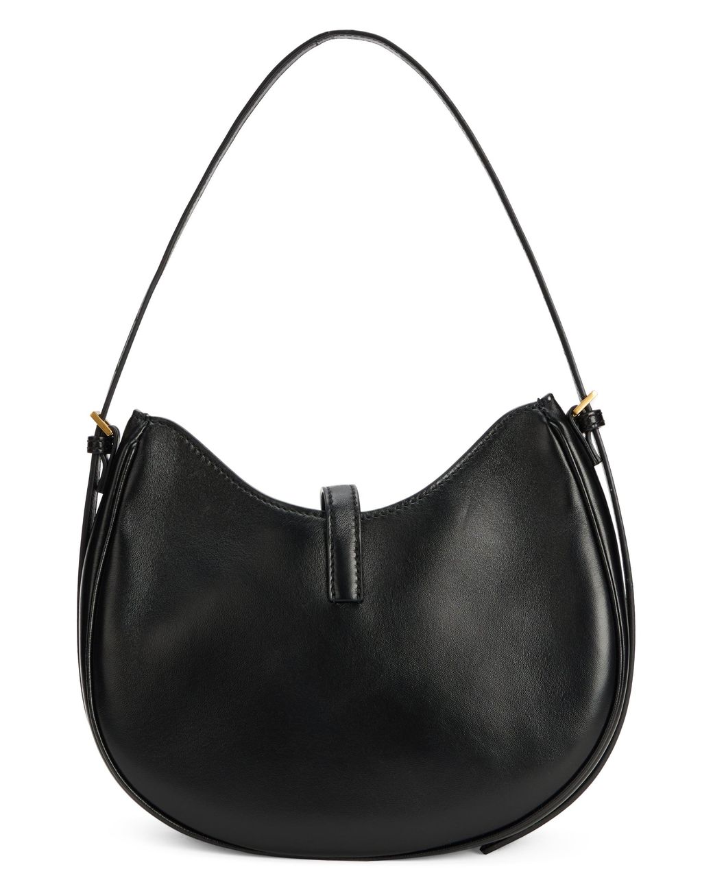 Versace Black Emblème Hobo Shoulder Bag