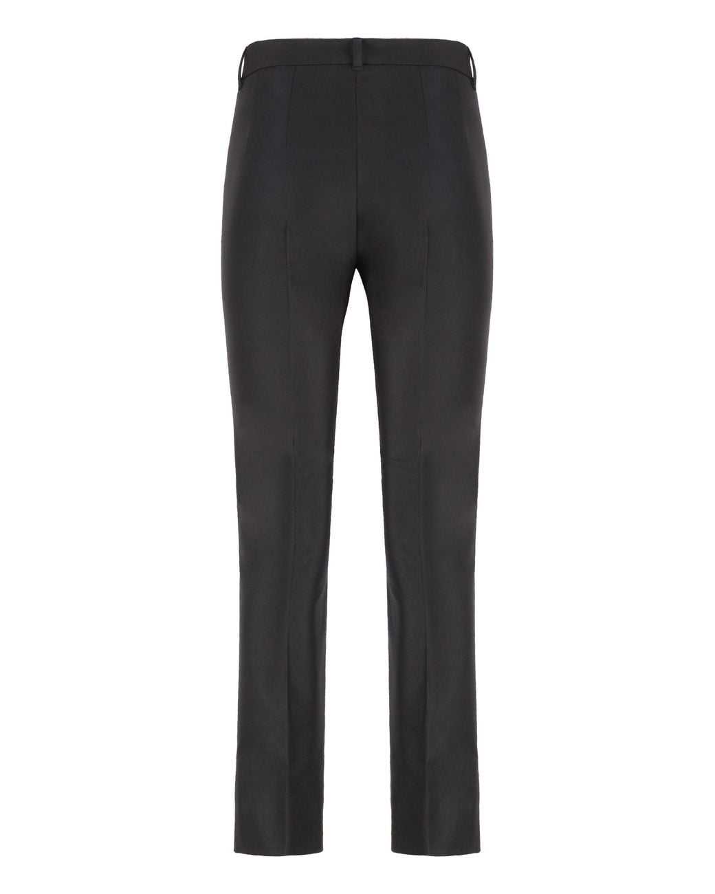 Max Mara Blue Fatina Cotton Blend Trousers