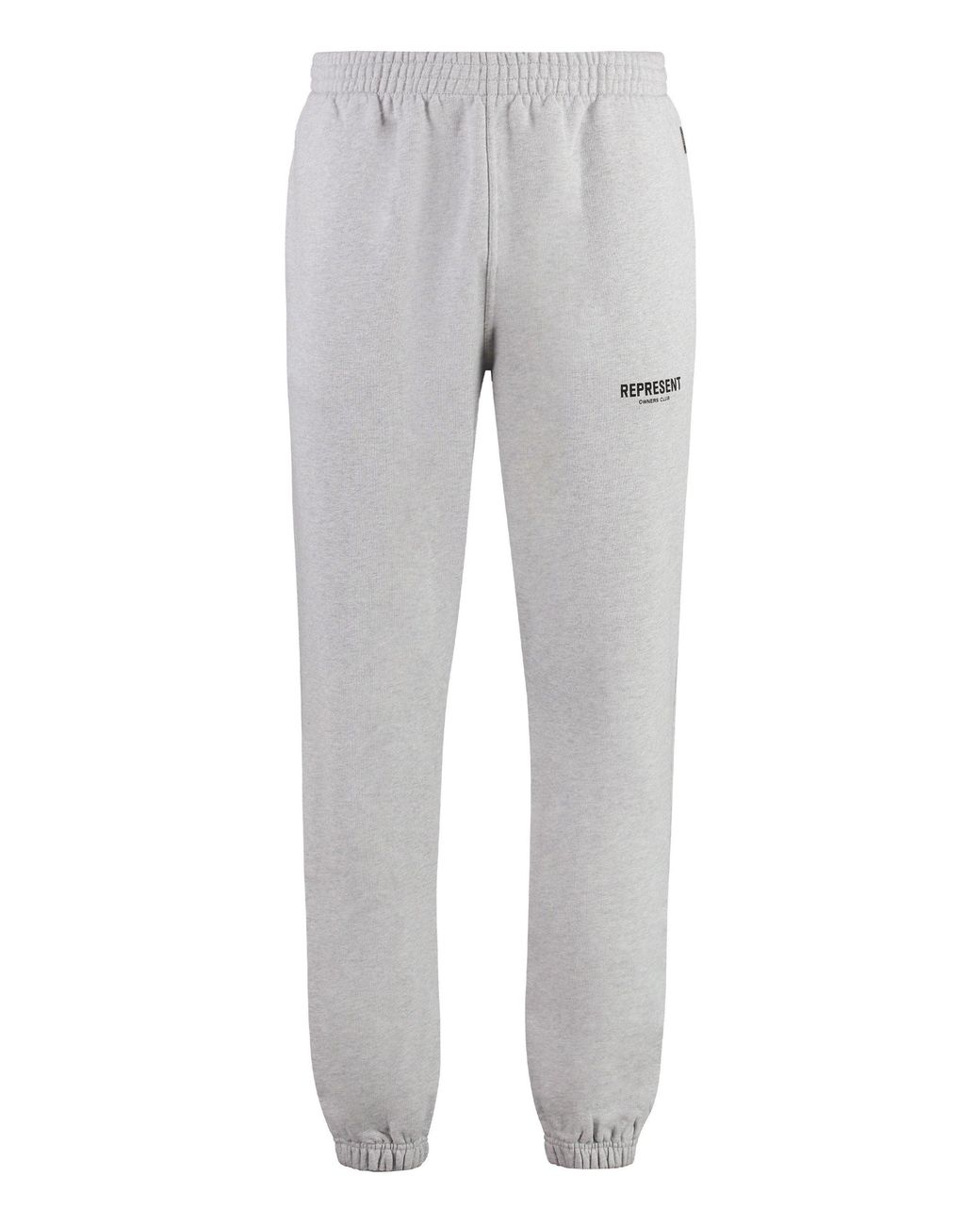 Represent Gray Logo Print Sweatpants for men