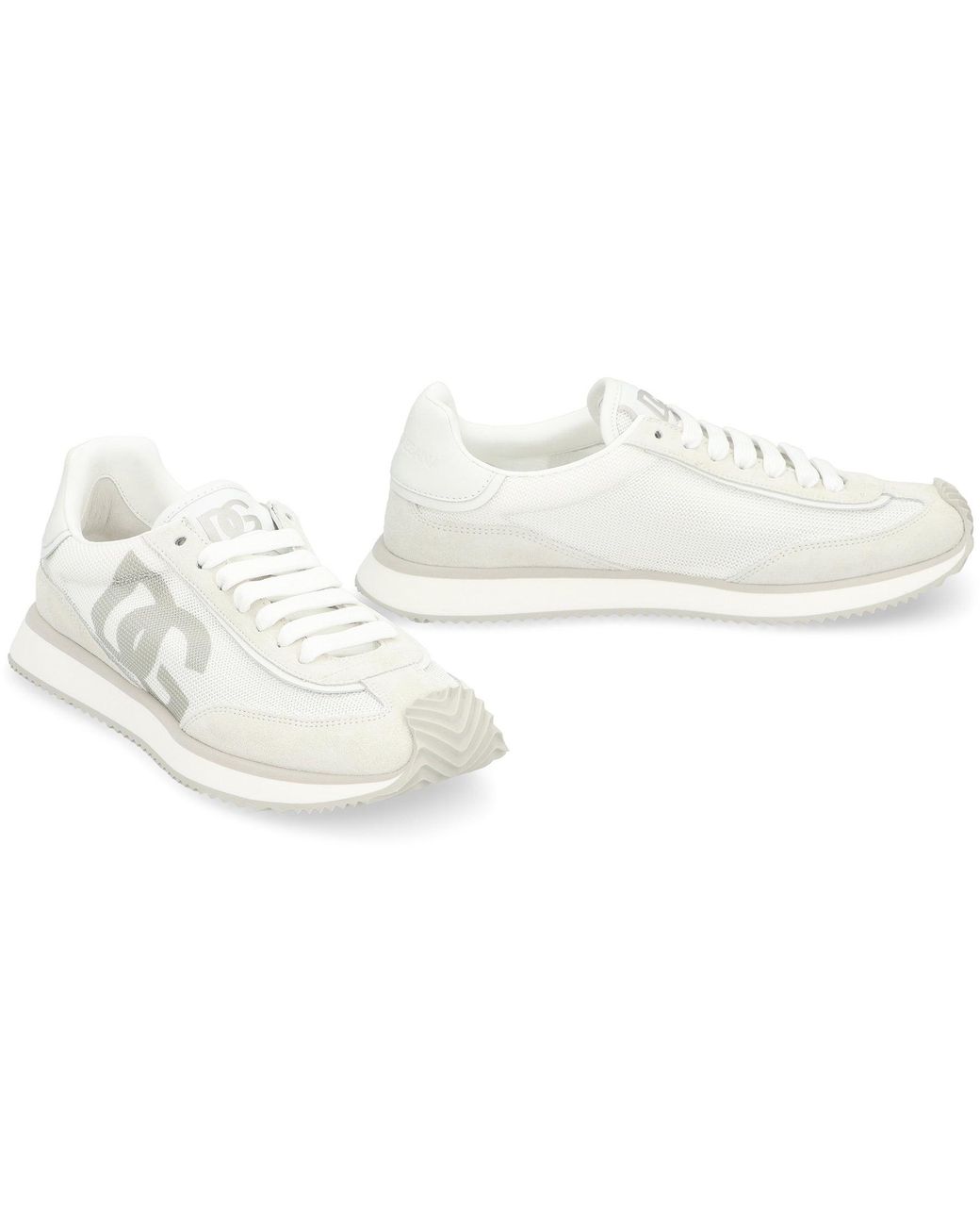 Dolce & Gabbana White Low-Top Sneakers Cushion Calf Trainers