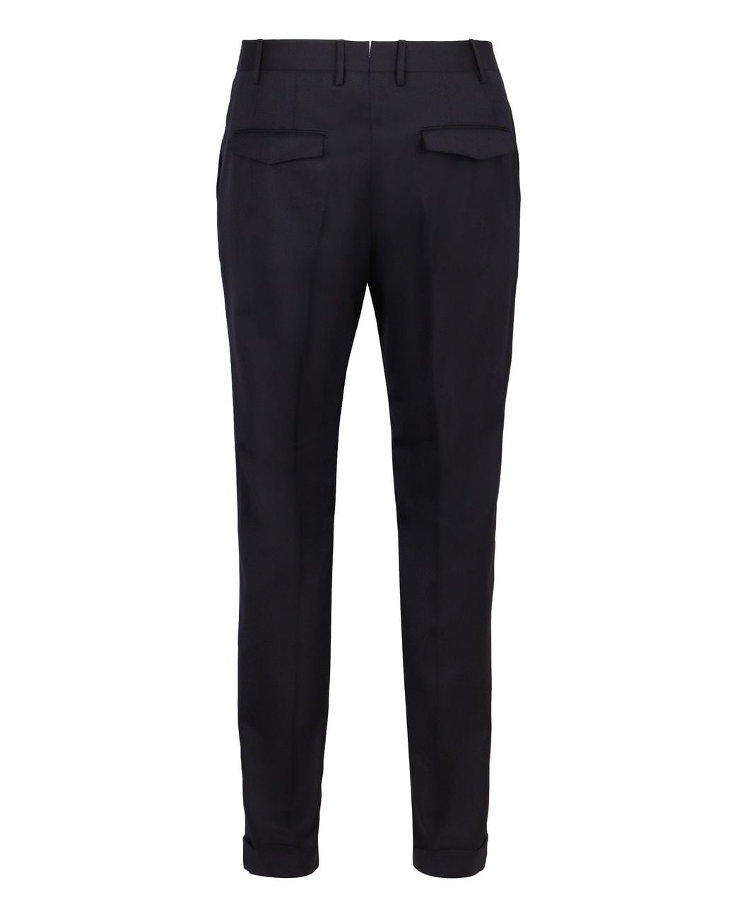 PT01 Blue Travel Wool Blend Trousers for men