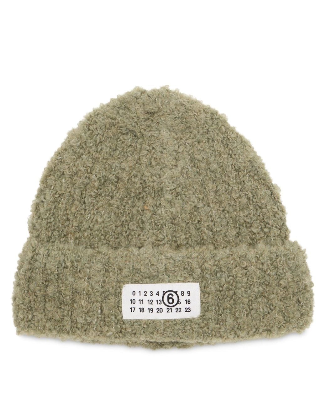 MM6 by Maison Margiela Green Knitted Hat