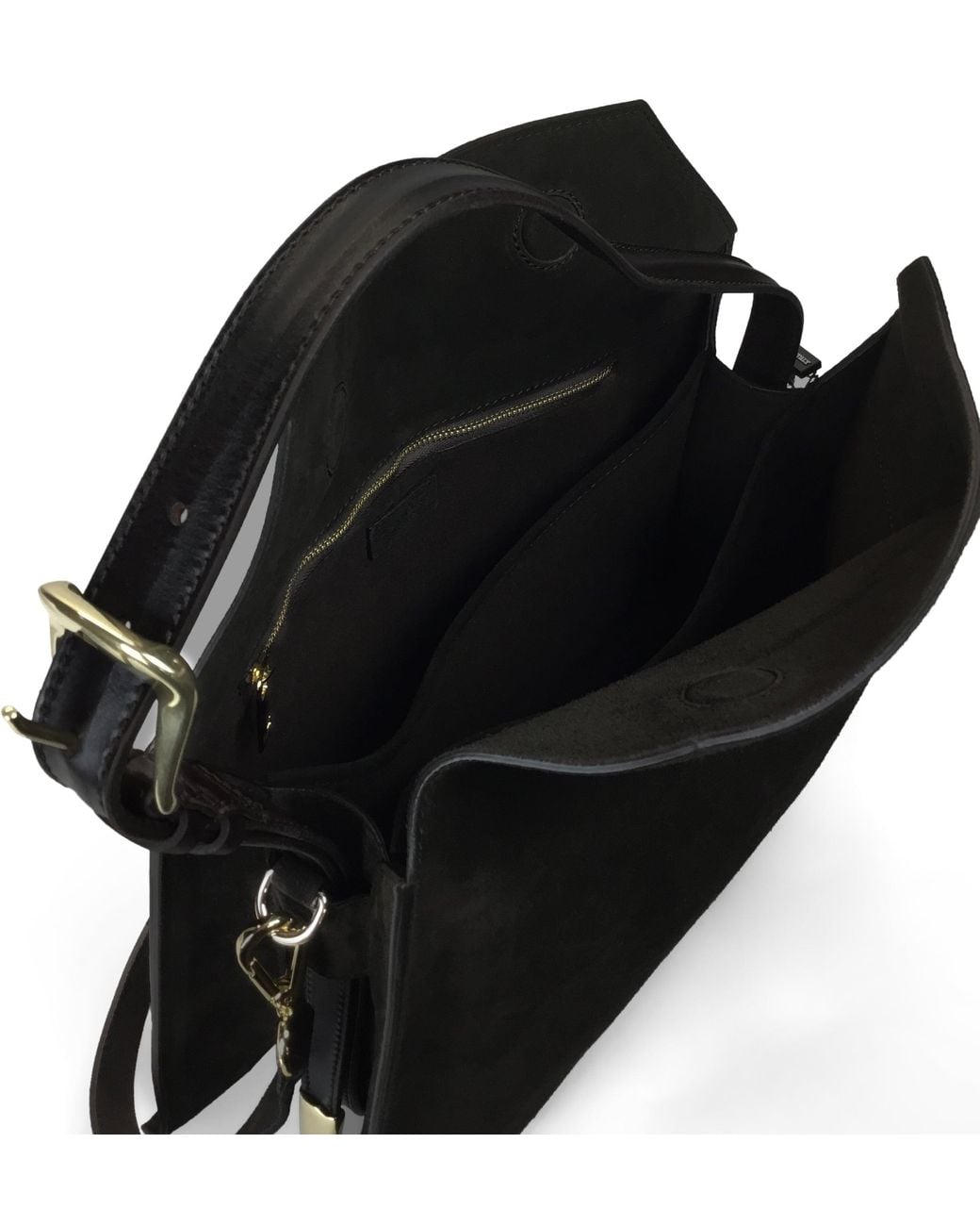 Orciani Black Trinity Lagoon Shoulder Bag