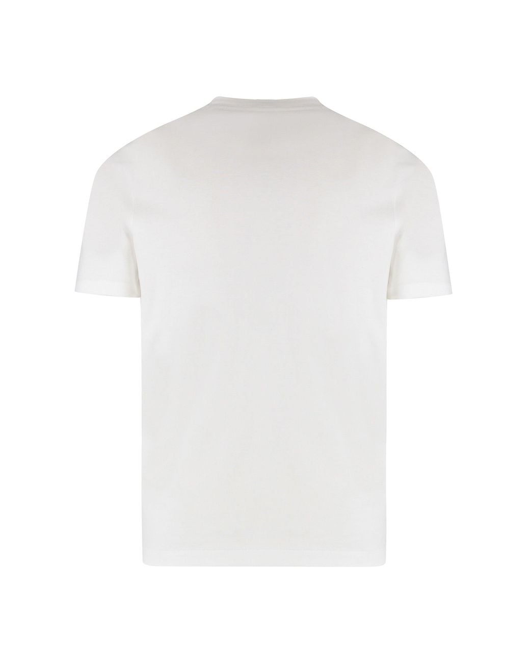 Paul & Shark White Logo Crew Neck T-Shirt for men