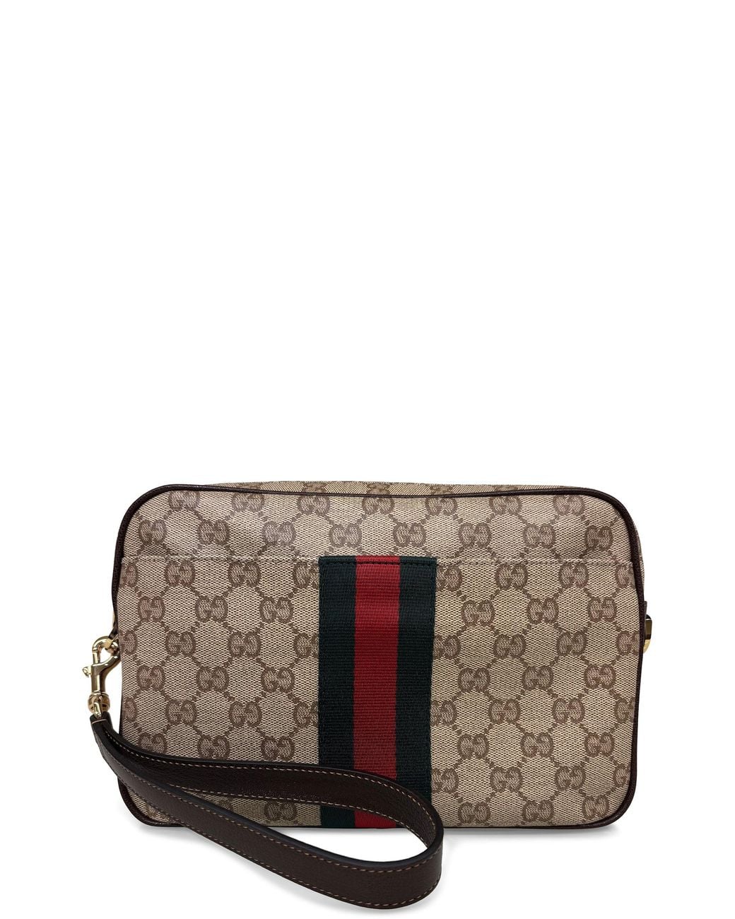 Gucci Brown Beauty Case Monogram for men