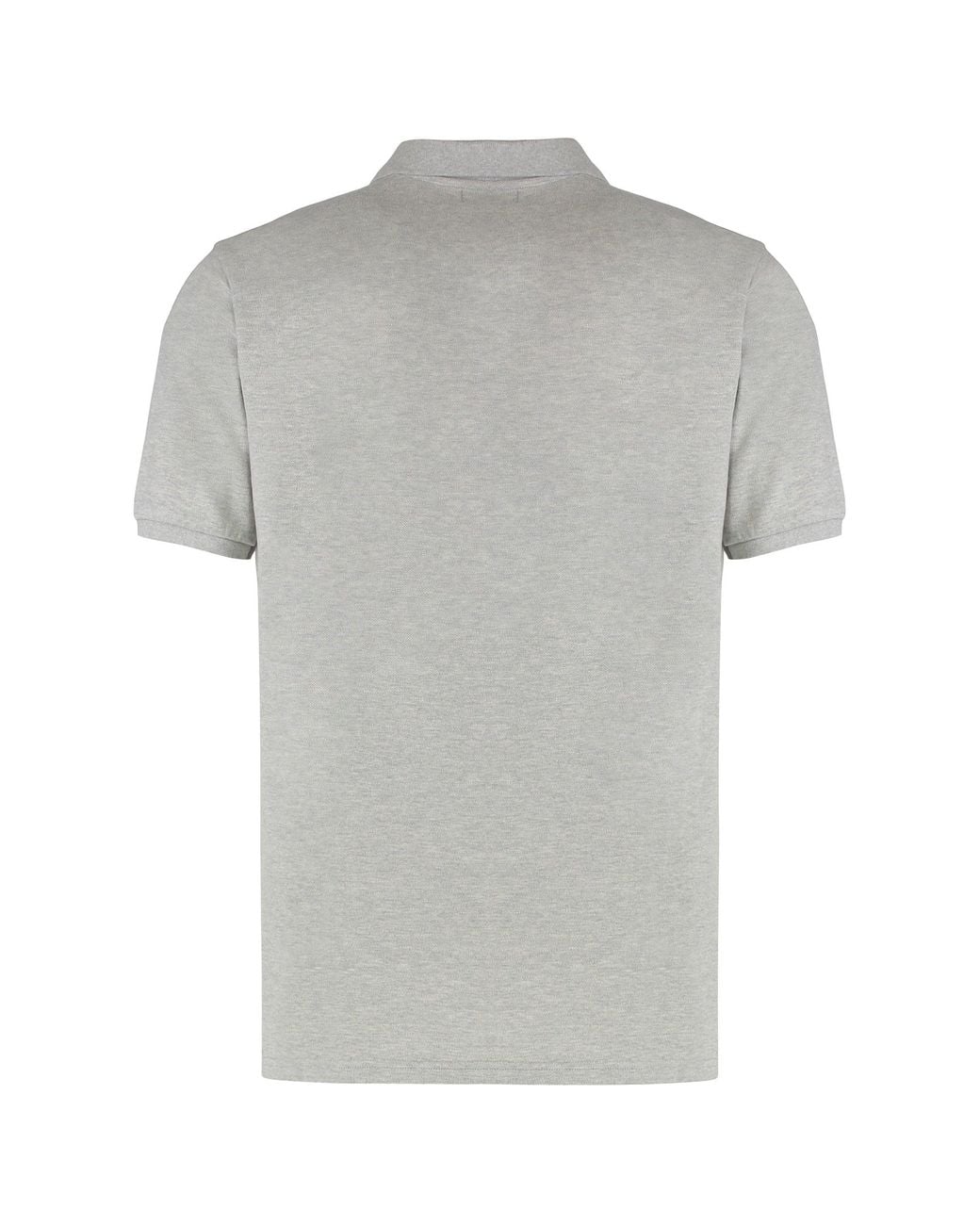 Woolrich Gray Cotton-Piqué Polo Shirt for men