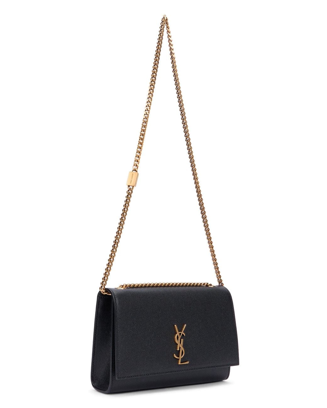 Saint Laurent Black Kate Medium Shoulder Bag