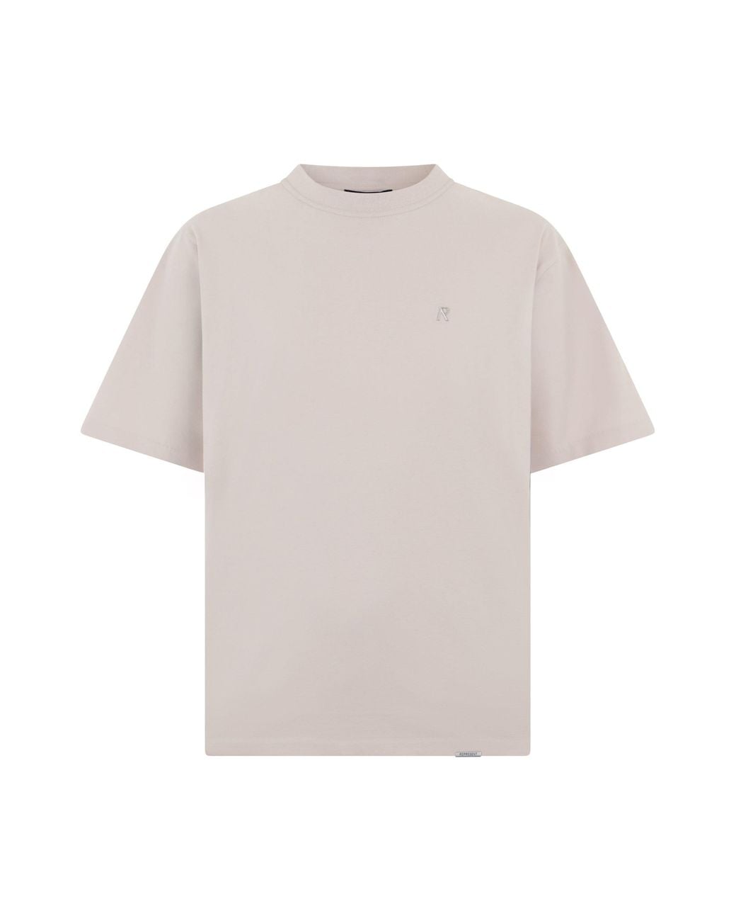 Represent White Basic Cotton T-Shirt for men