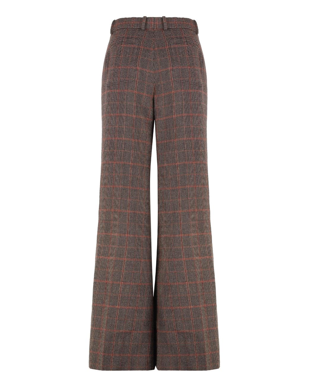 Chloé Brown Flared Trousers