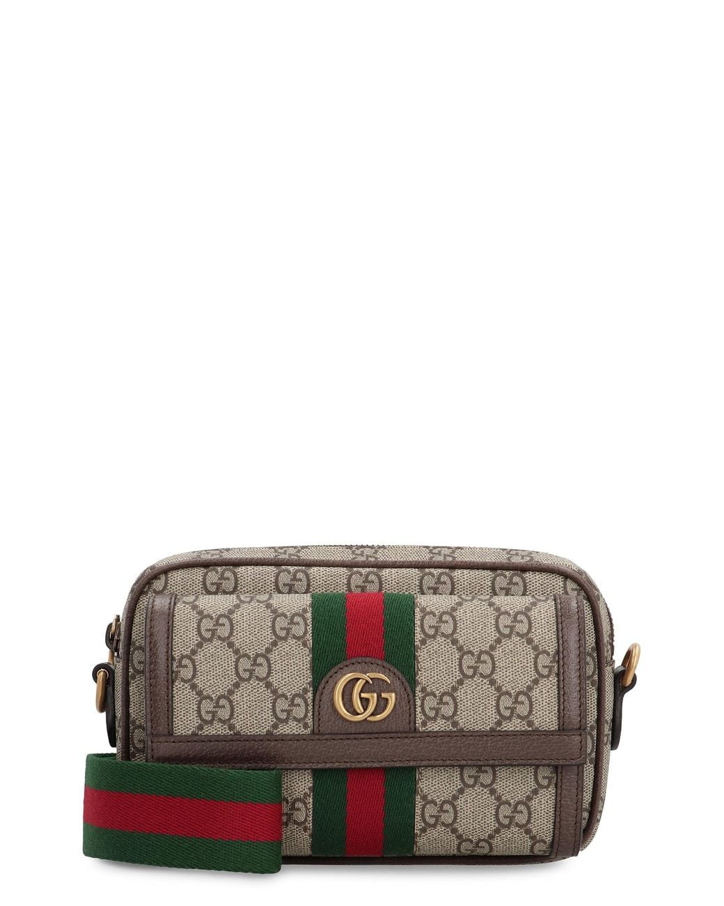 Gucci Gray Ophidia Gg Supreme Fabric Mini Shoulder-Bag for men