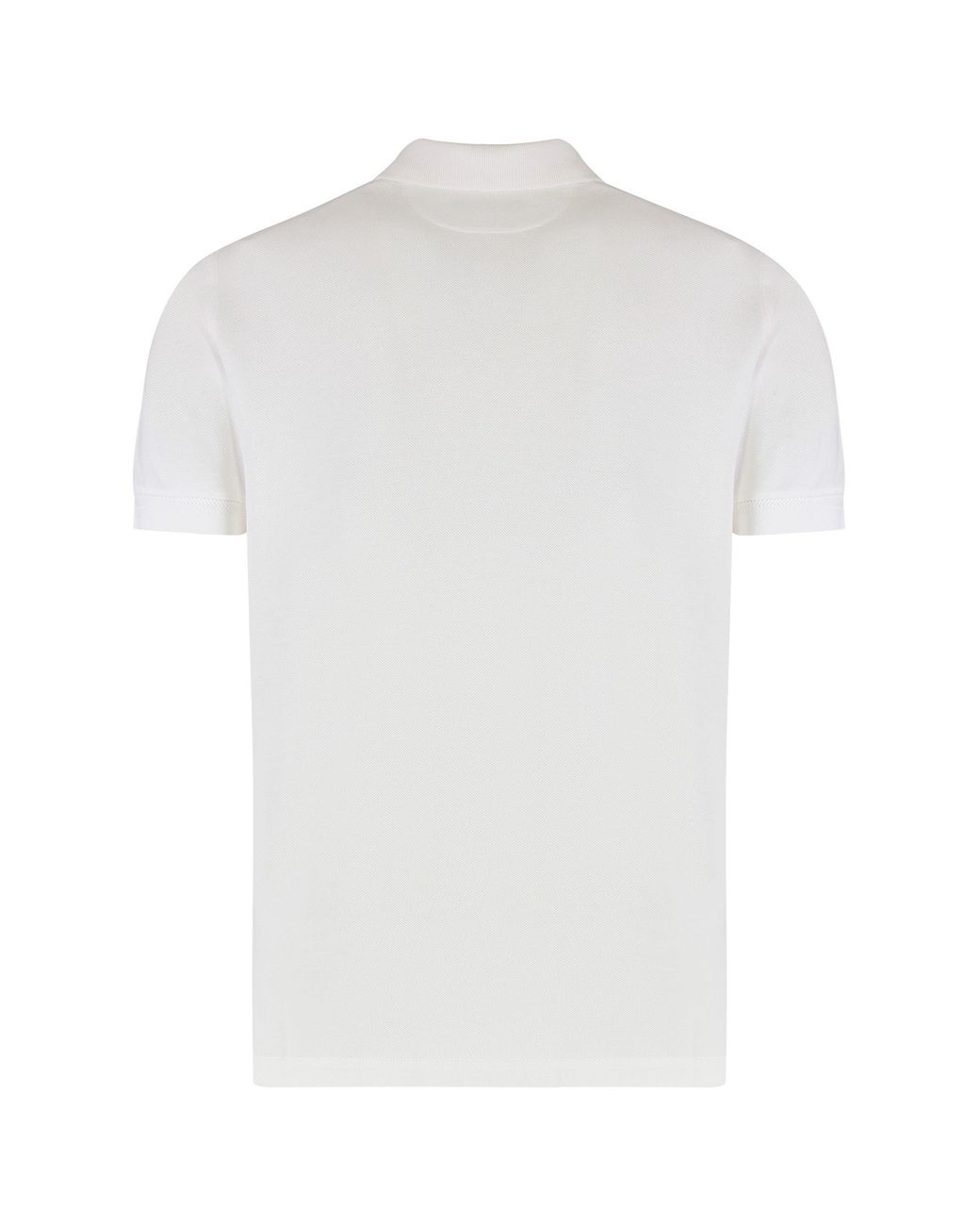 Tom Ford White Cotton Blend Piqué Polo Shirt for men