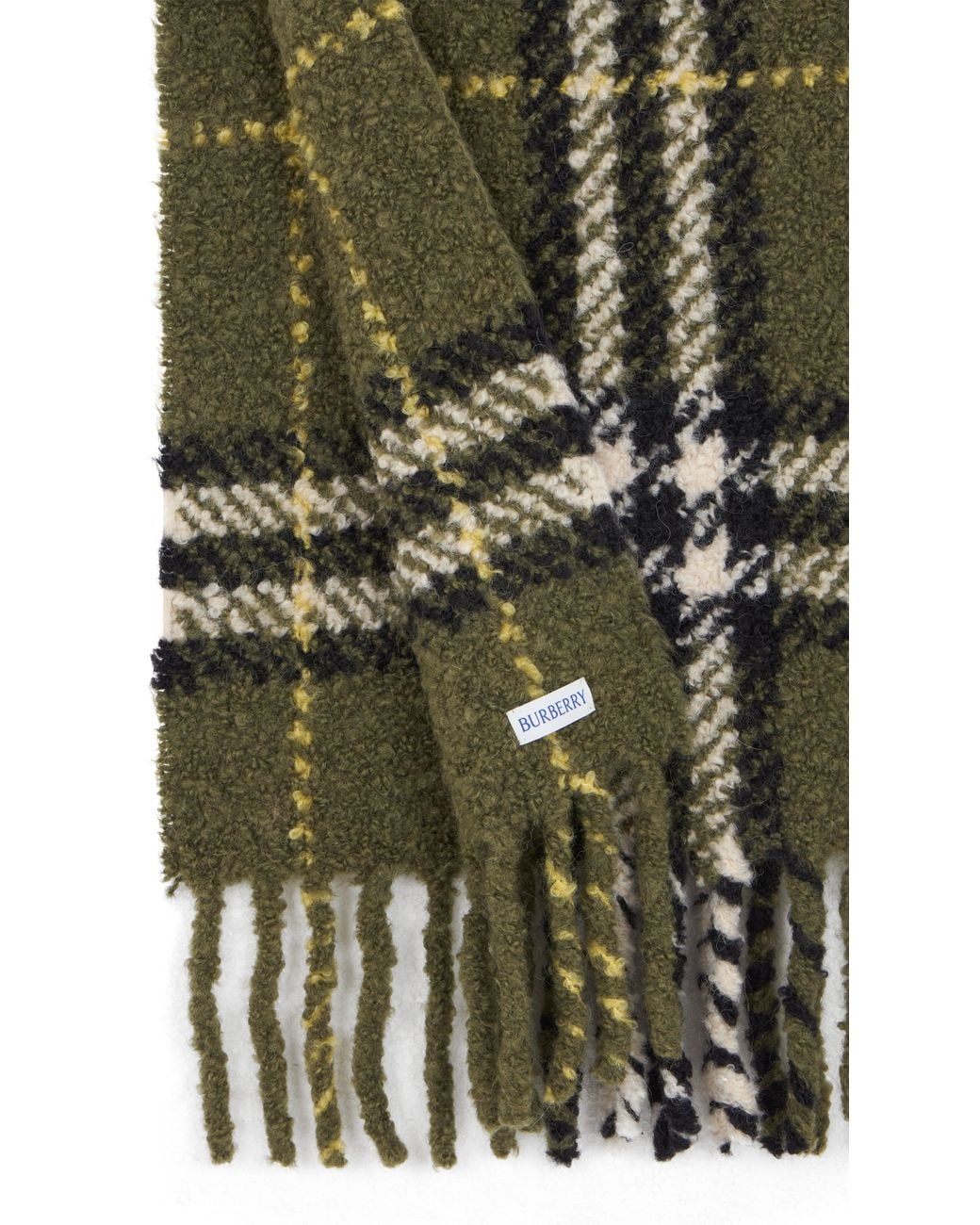 Sciarpa a Quadri di Burberry in Green