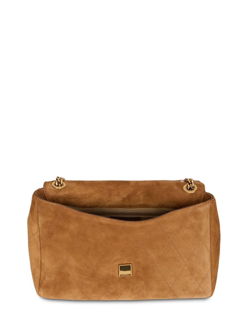 Tory Burch Brown Shoulder Bag Charlie Leather Calfskin