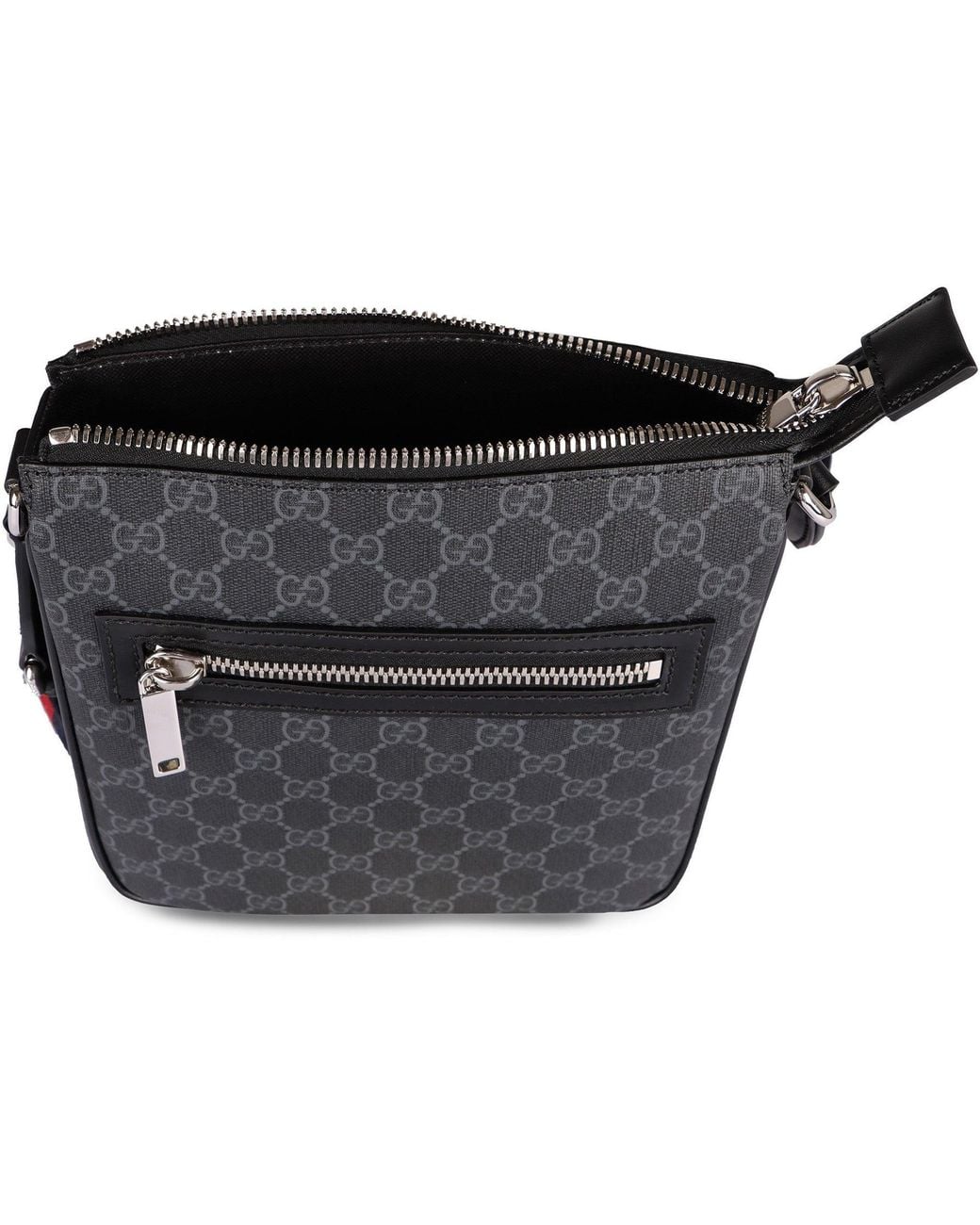 Gucci Black Shoulder Bag With Monogram for men