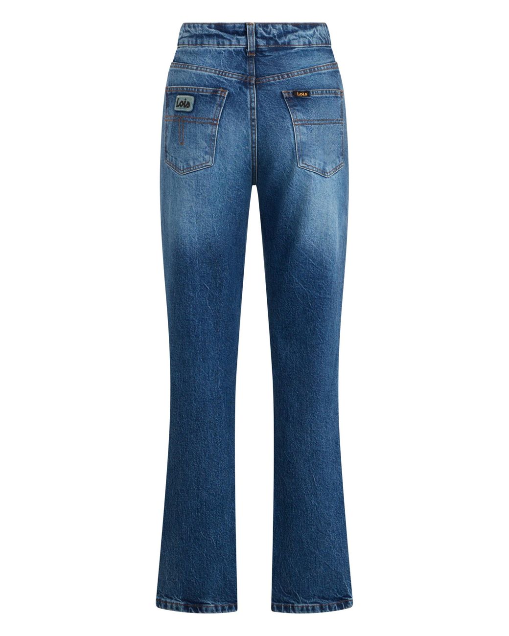 Lois Blue Slightly Flared Jeans