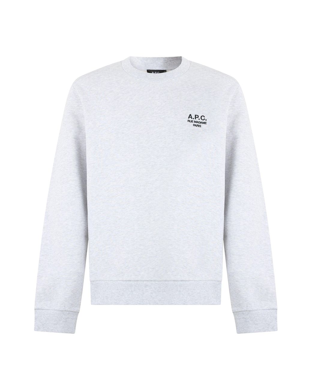 A.P.C. White Crewneck Sweatshirt