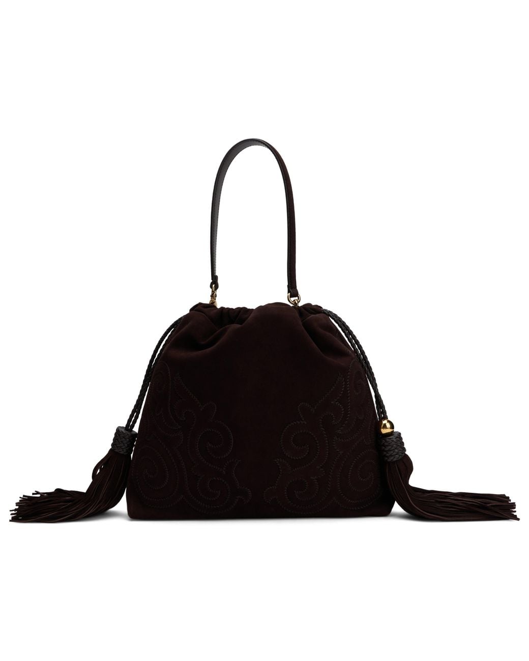 Etro Black Bag With Tassels