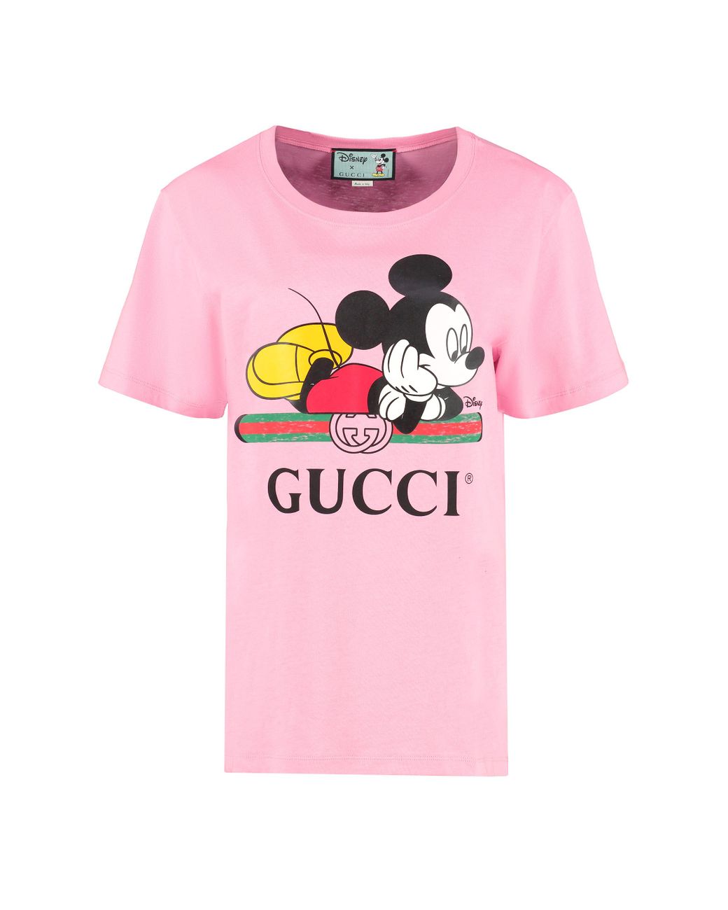 T-shirt oversize Disney x di Gucci in Rosa | Lyst
