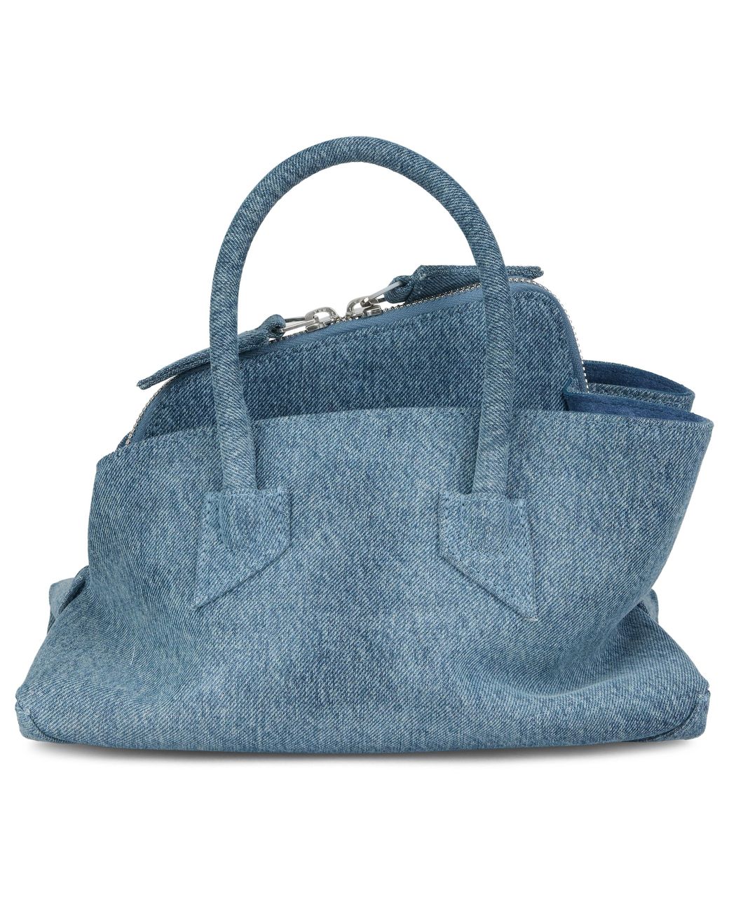 The Attico Blue Handbag La Passeggiata Mini