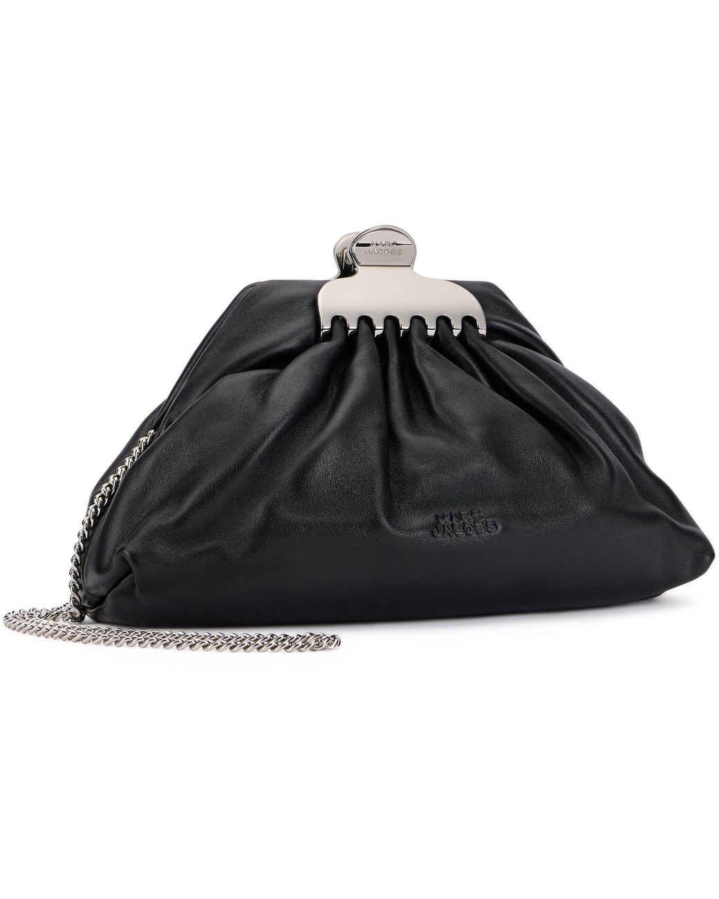 Marc Jacobs Black Small Clutch Claw Clip