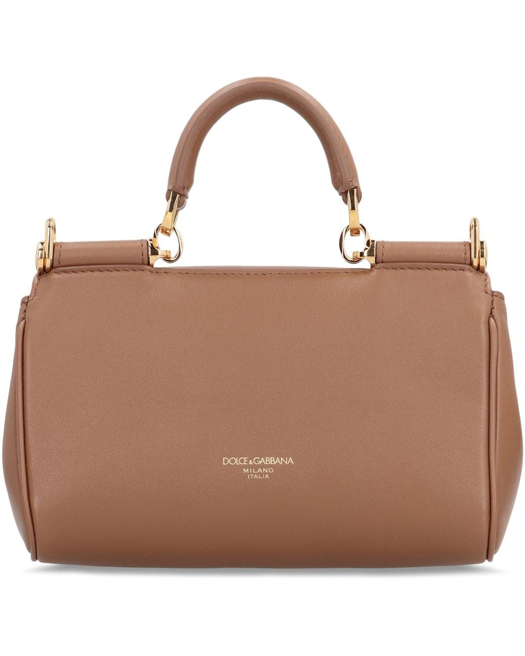 Dolce & Gabbana Brown Handbag My Sicily