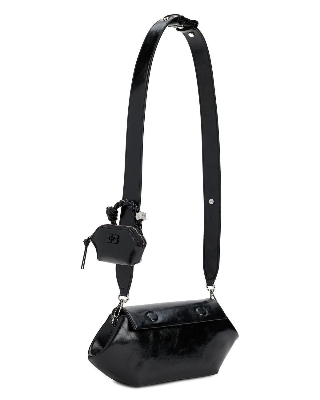 Ganni Black Shoulder Bag