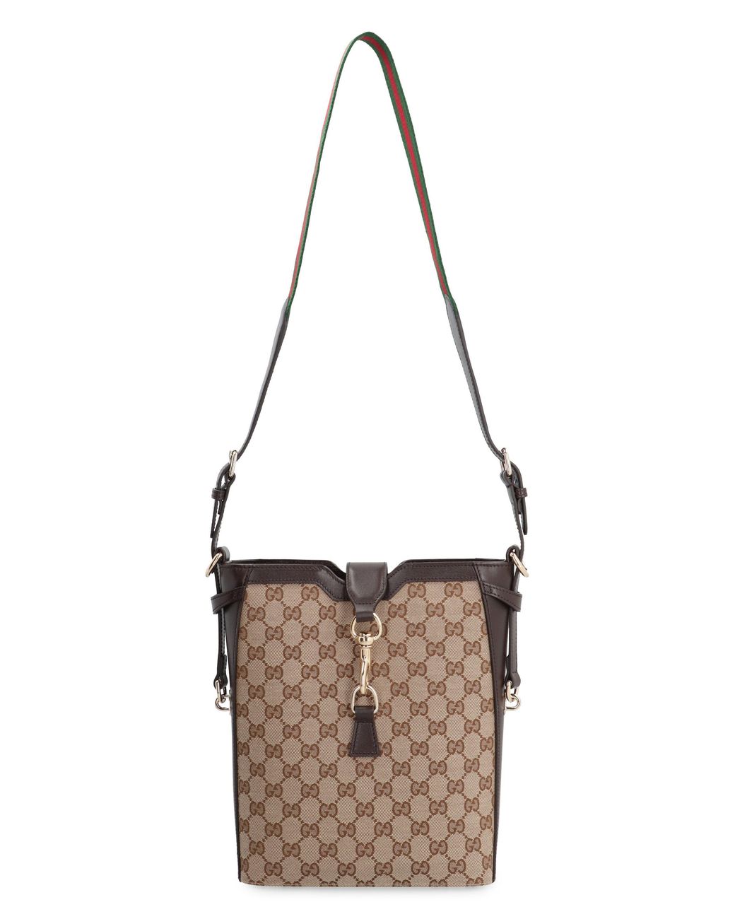 Gucci Brown Canvas Bucket Bag