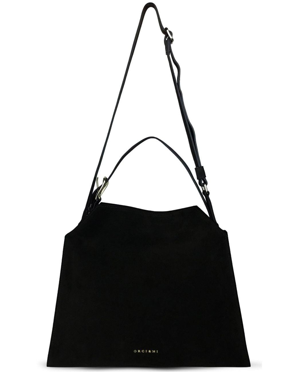 Orciani Black Trinity Lagoon Shoulder Bag