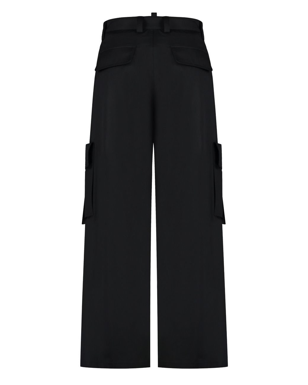 Off-White c/o Virgil Abloh Black Wide Trousers for men