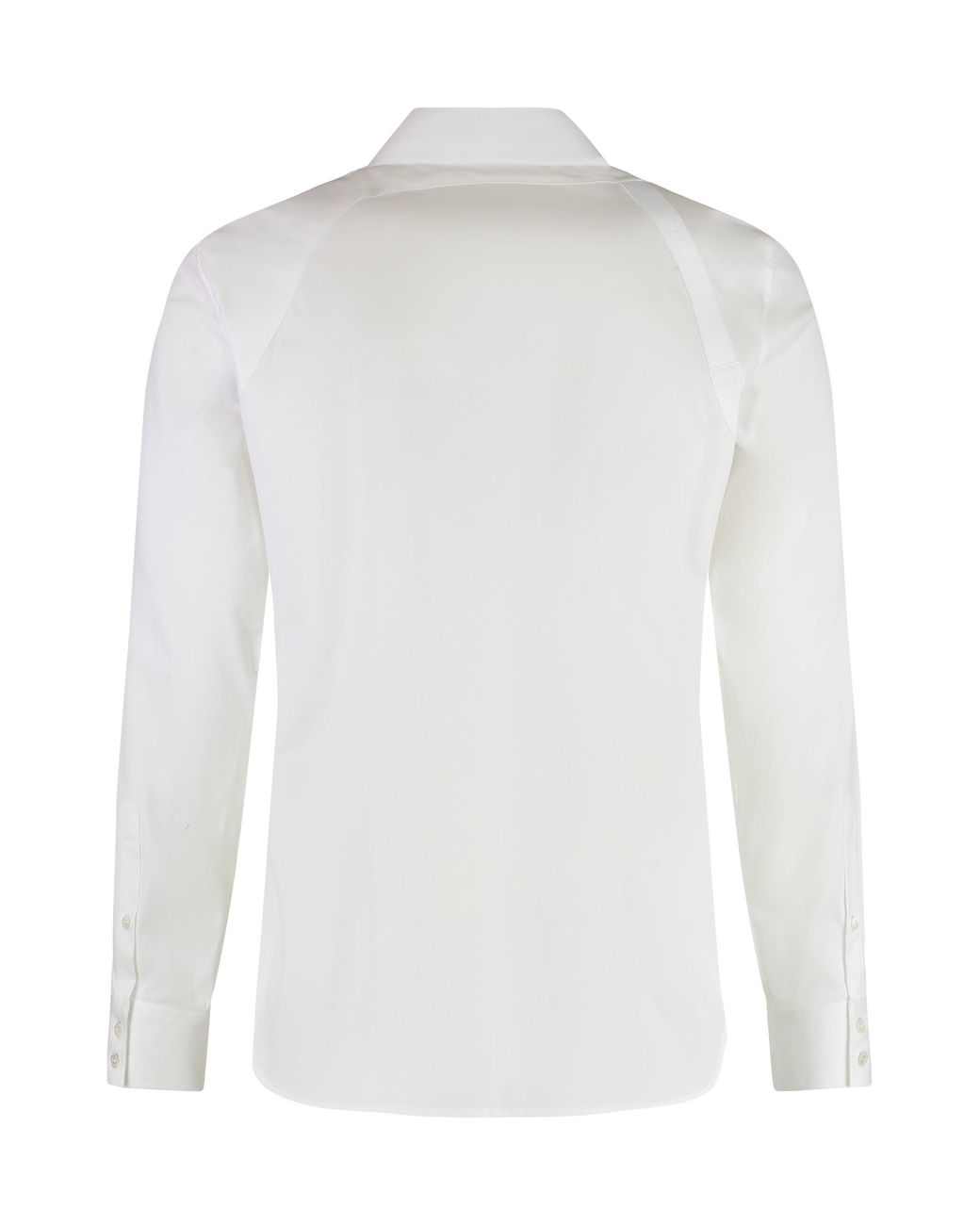 McQueen White Cotton Shirt for men
