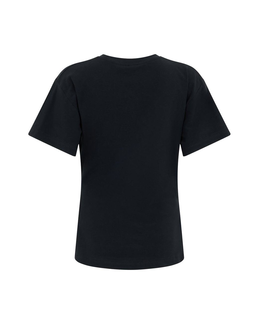 Pinko Black Cotton Stretch T-Shirt