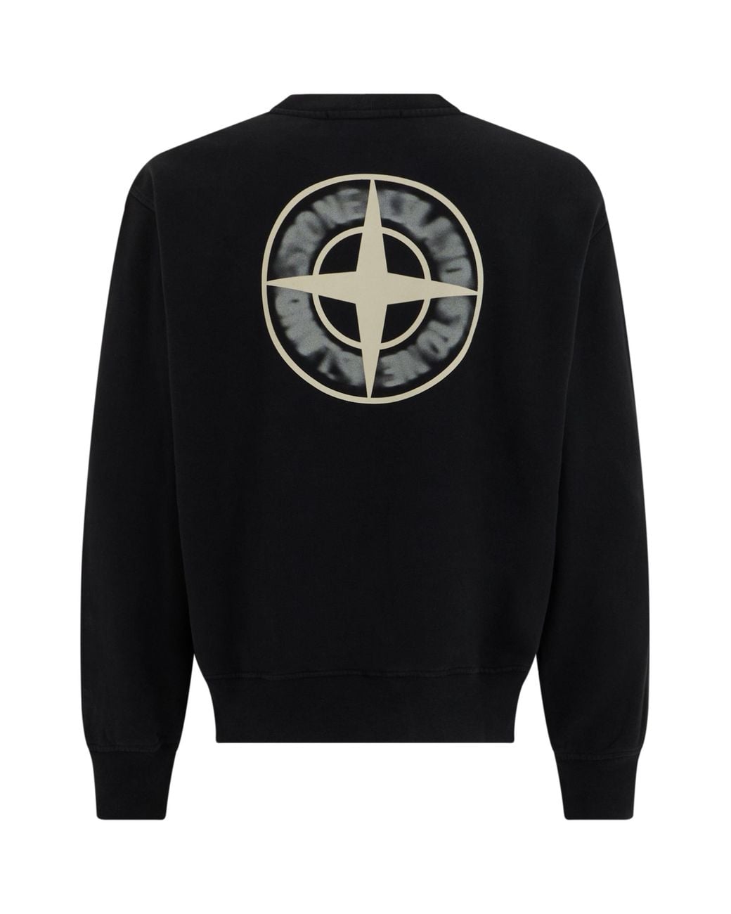 Stone Island Black Sweater With Long Sleeves for men