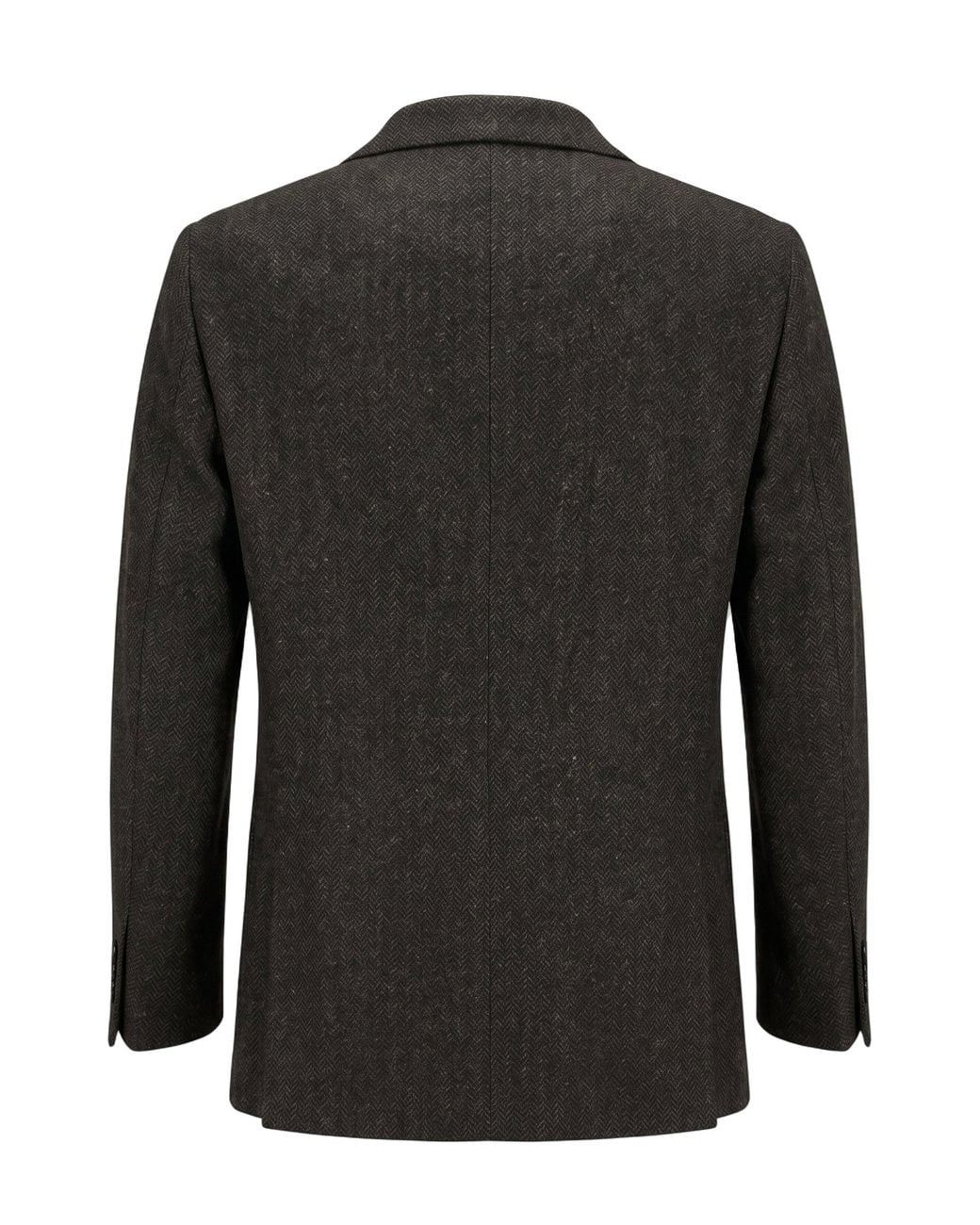 Boss Black Single-Breasted Wool Jacket for men