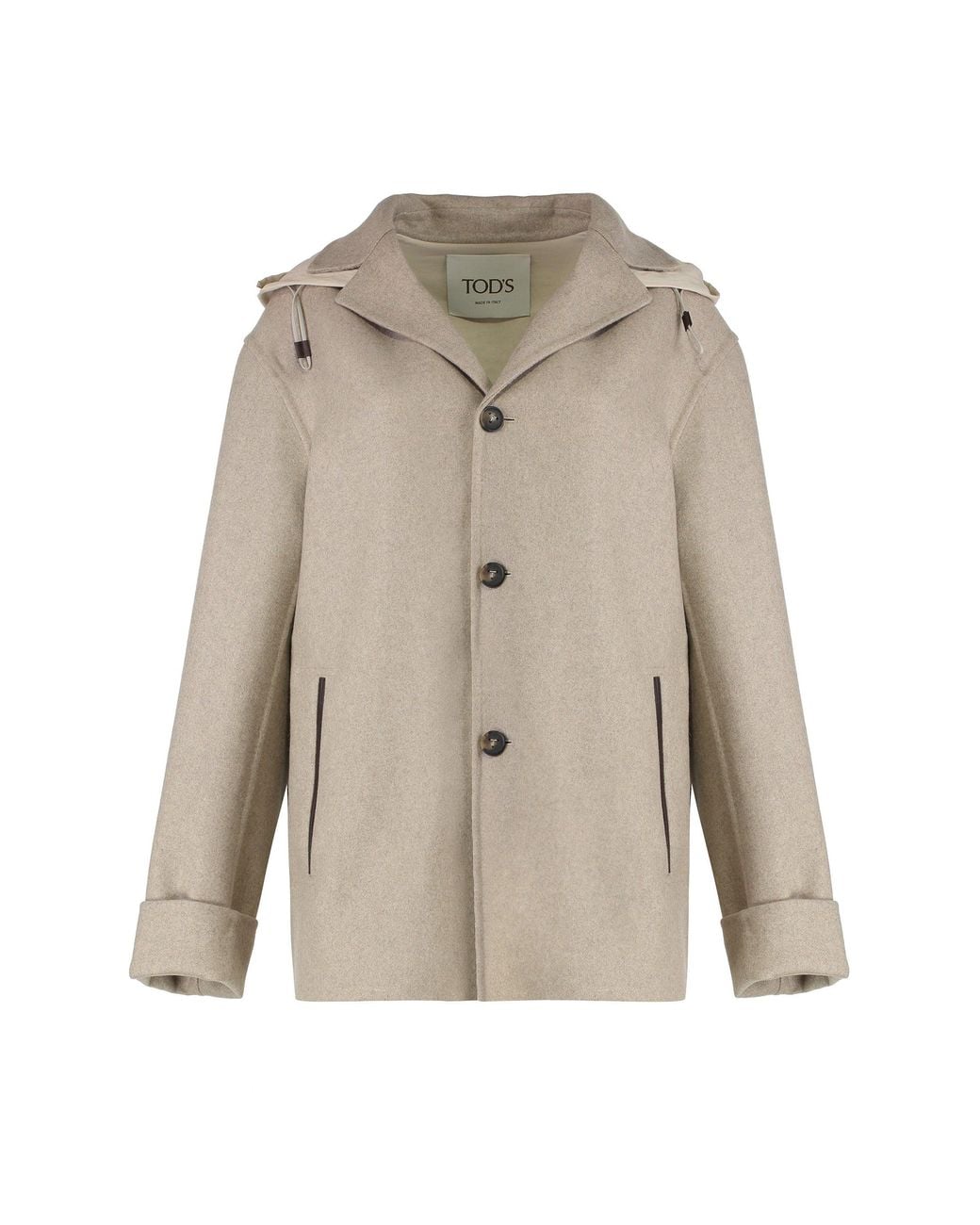 Tod's Natural Cashmere Double Jacket