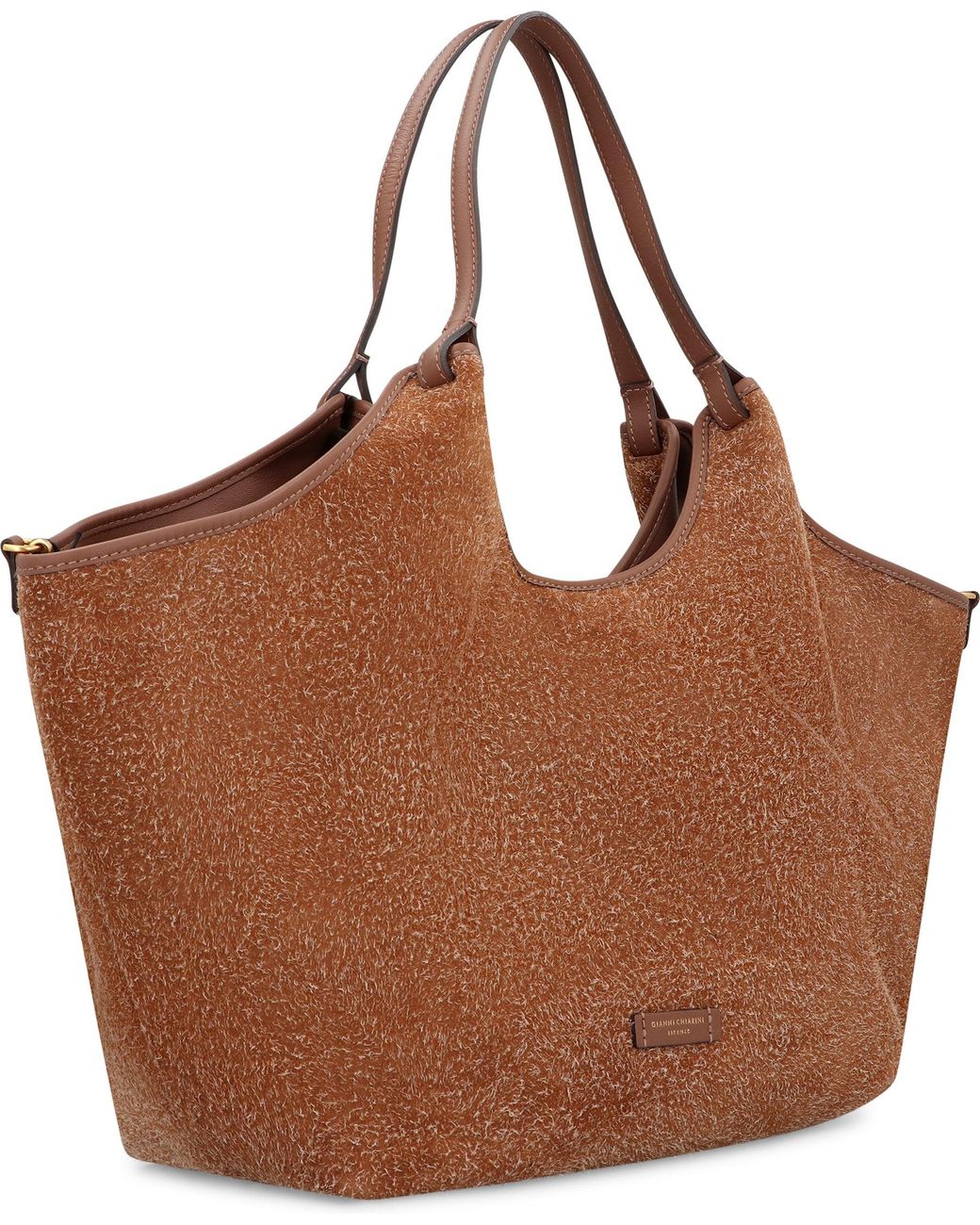 Gianni Chiarini Brown Dua Suede Handbag