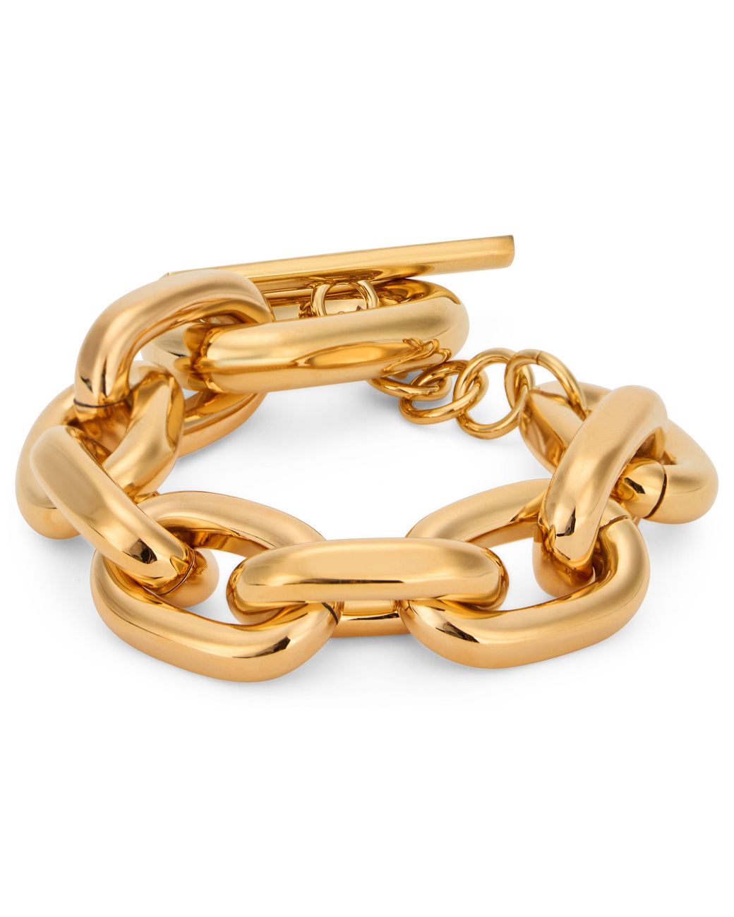 Rabanne Metallic Bracelet Xl Link Chain