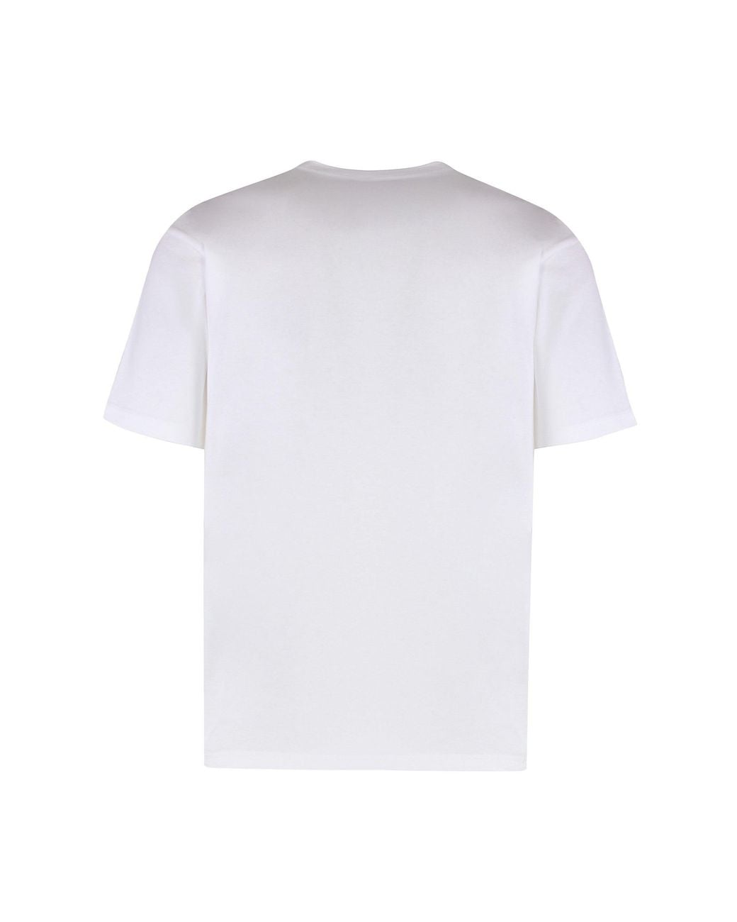 Valentino Garavani White Cotton Crew-Neck T-Shirt for men